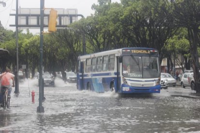 Así se encuentra la ciudad luego de la fuerte lluvia de este 18 de febrero.