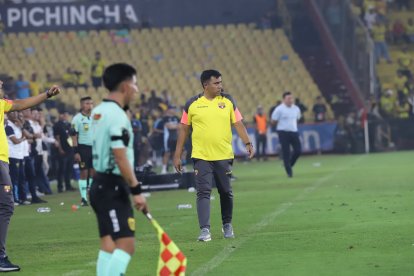 César Farías, entrenador de Barcelona SC.