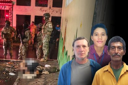 Nada apartó a Grifa del cuerpo de su dueño. La policía acordonó el área y militares colaboraron en el resguardo de la zona.