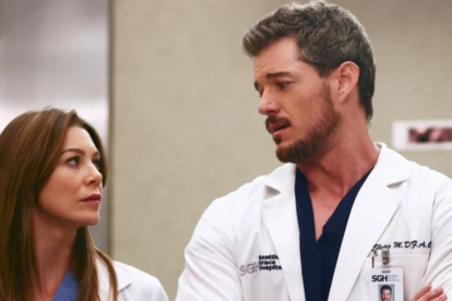 Eric Dane en una de las escenas de la serie Anatomía de Grey