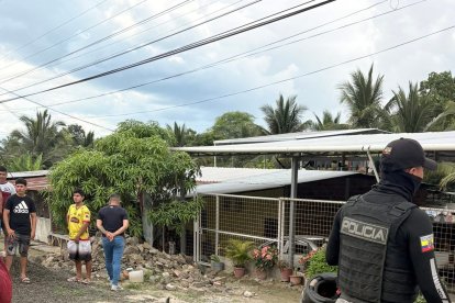 La violencia irrumpió la tranquilidad de la comunidad de Tabacales, en Rocafuerte, Manabí