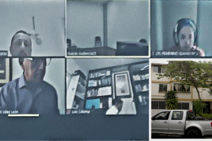 Andreína estuvo presente durante la diligencia de manera telemática.