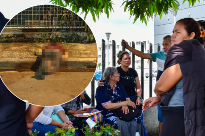 Familiares de Carlos Villagrán acudieron a la morgue para retirar su cuerpo.