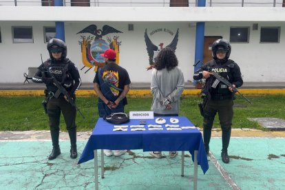 Los sujetos fueron llevados a la Unidad de Flagrancia.