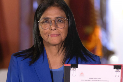 La presidenta encargada de Venezuela, Delcy Rodríguez.