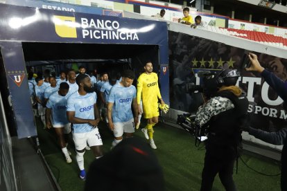 Universidad Católica se presentó para el partido reprogramado ante Emelec, el sábado 21 de febrero.