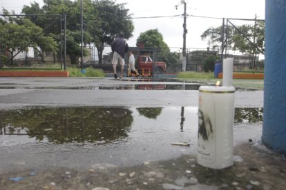 El suceso se registró en un parque.