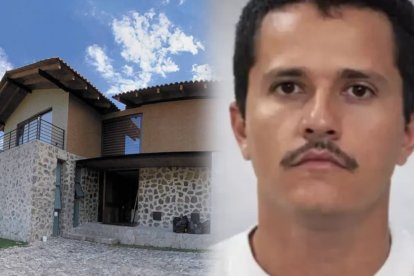 La casa en la que se escondía el capo Nemesio Oseguera Cervantes, alias El Mencho.