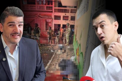 Un ataque armado en Las Orquídeas dejó cuatro fallecidos el 18 de febrero. Seis personas fueron baleadas en un parque del sector. El presidente Noboa y el alcalde Álvarez.