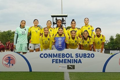 Las integrantes de la selección ecuatoriana sub 20, ya con el cupo al Mundial de Polonia, llegan segundas en el hexagonal final ante Brasil.