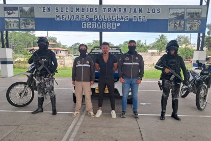 El sospechoso fue presentado por la Policía.