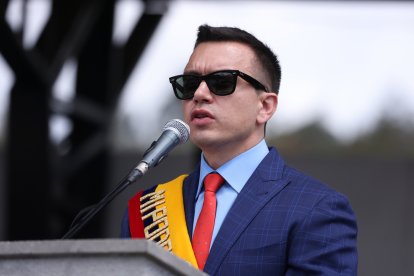 Daniel Noboa, presidente de Ecuador.