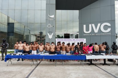 Los aprehendidos serán puestos a órdenes de la autoridad judicial competente.