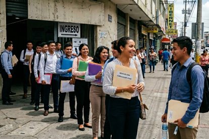 Dar empleo a los jóvenes ecuatorianos es una apuesta del Gobierno de Ecuador.