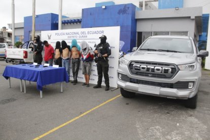 Los sospechosos serán presentados ante las autoridades judiciales correspondientes.