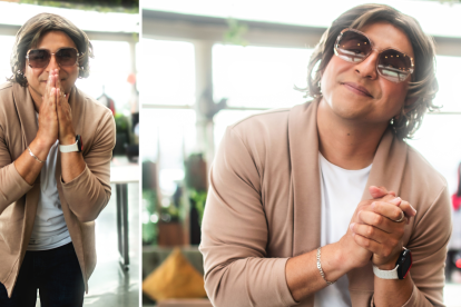 Con gafas y saco, La Residenta se convirtió en el nuevo fenómeno viral de Rony Torres.