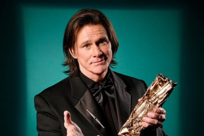 Jim Carrey en la gala de los Premios César en París, celebrada este 26 de febrero de 2026