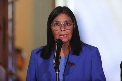 Delcy Rodríguez pidió recientemente a Trump cesar las sanciones contra Venezuela