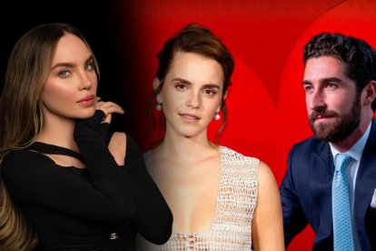 Belinda, Emma Watson y Gonzalo Hevia Baillères