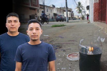 Las víctimas estaban en esta esquina. Ahí, se hallaron 19 indicios balísticos, calibre 9 milímetros.