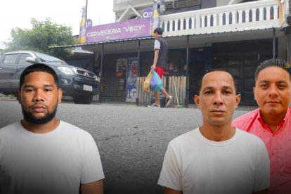 Las víctimas se encontraban en el exterior de este negocio cuando fueron atacadas.