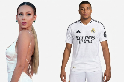 Ester Expósito y Kylian Mbappé
