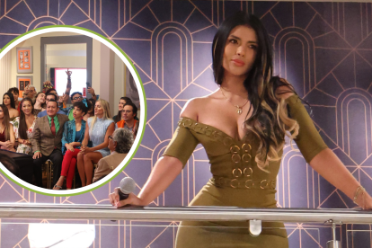 Conny Garcés actriz de Cholito Forever interpretando a su personaje Carnada en Guayaquil.