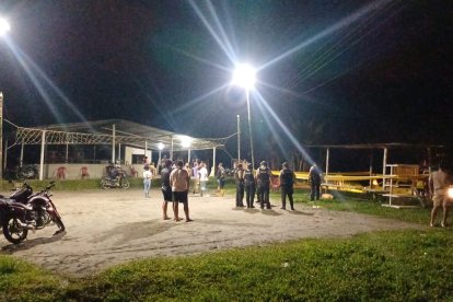 El ataque se produjo en una cancha de Aquepi, en Santo Domingo de los Tsáchilas.