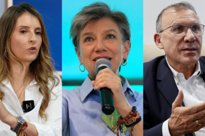 Paloma Valencia, Centro Democrático; Claudia López, movimiento Imparables, y Roy Barreras, Frente Amplio Unitario, los tres ganadores de las consultas presidenciales