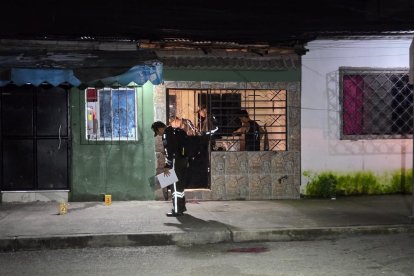 Los uniformados fueron a la zona, luego de conocer la alerta.