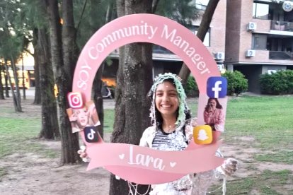 La joven rosarina finalizó recientemente la diplomatura en Community Management