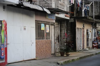 Sector donde ocurrió el ataque armado en La Floresta 1, sur de Guayaquil.