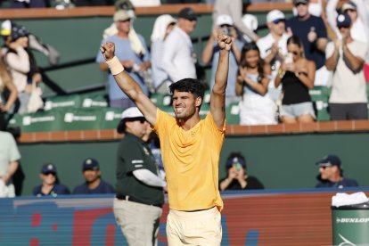 Carlos Alcaraz avanzó a los cuartos de Indian Wells 2026.