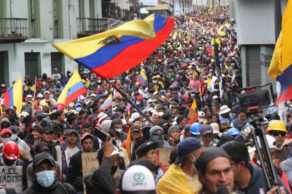 El centro de la capital podría registrar complicaciones vehiculares esta tarde debido a la movilización.