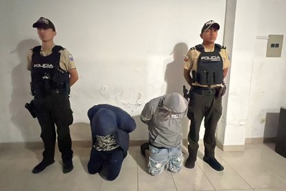 Los sospechosos son de nacionalidad ecuatoriana y no registran antecedentes penales.