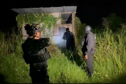 La vivienda fue identificada tras varios días de inteligencia policial