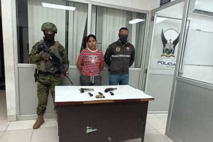 La detenida fue puesta a órdenes de las autoridades judiciales.