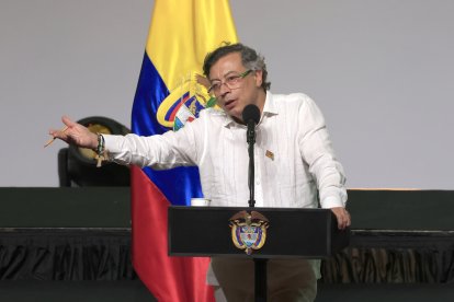Fotografía de archivo del presidente de Colombia, Gustavo Petro.
