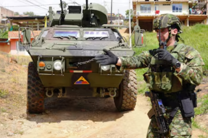 Expertos militares están investigando la procedencia de la bomba sin explotar