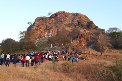 Vista del Cerro del Muerto en la parroquia El Morro.