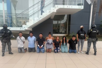 Estos son siete de los ocho detenidos por el secuestro.