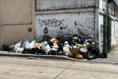 La basura se acumula en Mapasingue Este.