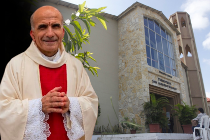 En la parroquia San Alberto Magno, en el cantón Daule, se cumplieron con las misas de despedida del padre Alfonso Avilés.