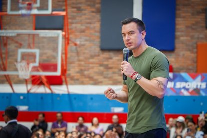 Daniel Noboa, presidente de Ecuador.