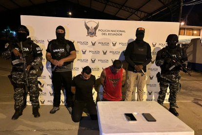 Los dos detenidos fueron puestos a órdenes de las autoridades judiciales.