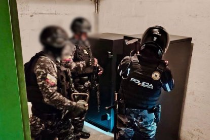 El operativo se hizo en un edificio de la avenida 12 de octubre.