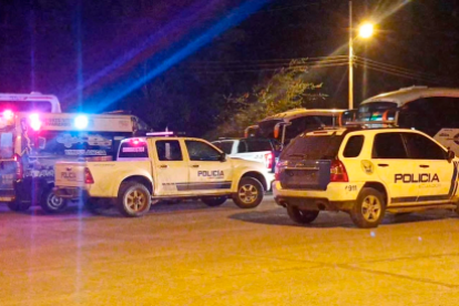 César Alfredo Cedeño Muente fue atacado en la vía Portoviejo-Manta.