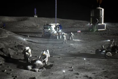 Se espera que en la tercera fase del proyecto la base tenga tres hábitats y obtenga recursos propios del mismo satélite terrestre