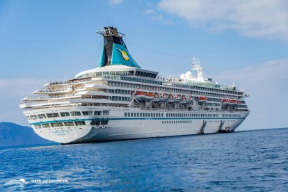 El crucero MS Artania, con bandera de Nassau, arribará al puerto de Esmeraldas el 30 de marzo con 700 turistas, reactivando la ruta internacional de cruceros.