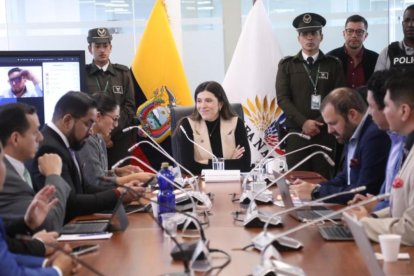 Desde la Comisión de Desarrollo Económico, Valentina Centeno encabeza el debate del proyecto tributario urgente.